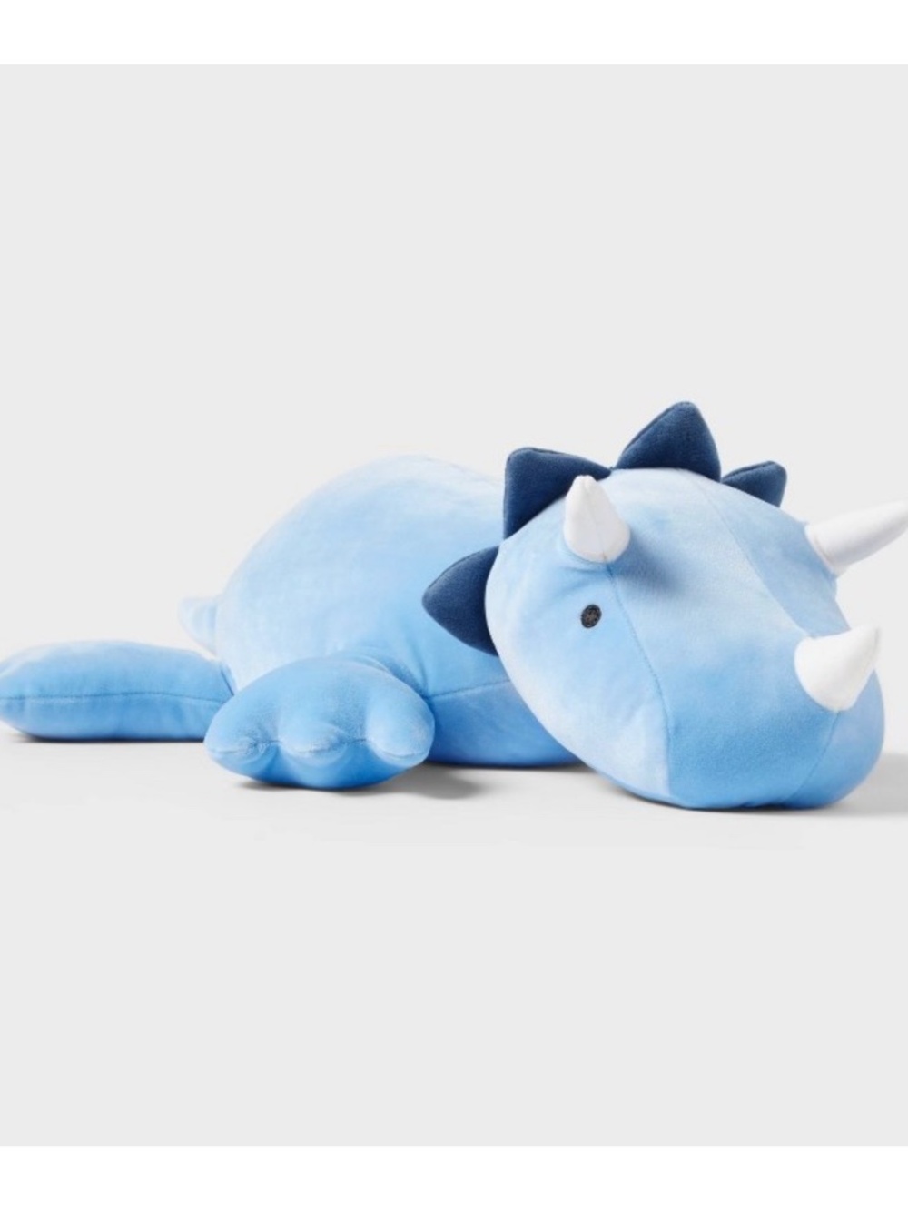 Blue Dinosaur Weighted Plush Throw Pillow - Pillowfort